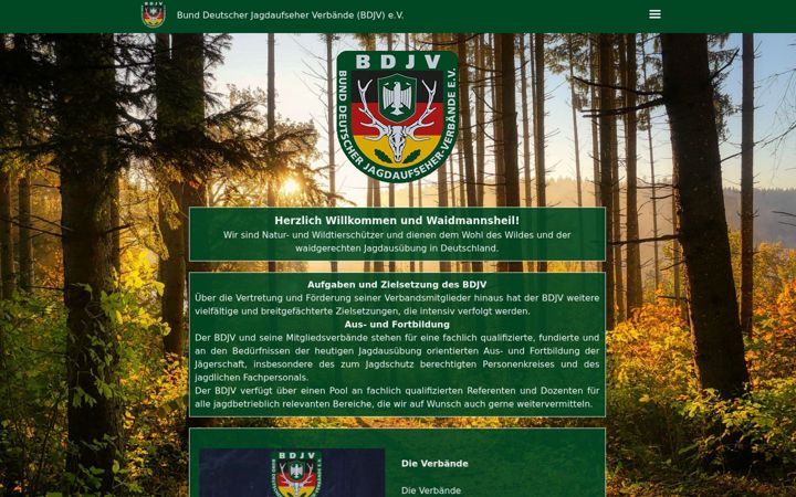 Screenshot of bdjv.de