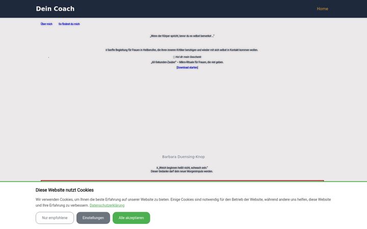 Screenshot of bdk-dein-coach.de