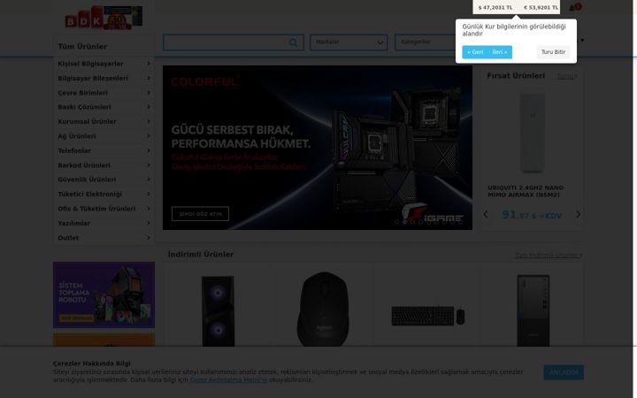 Screenshot of bdk.com.tr
