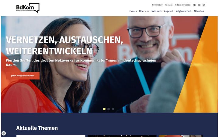 Screenshot of bdkom.de