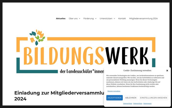 Kuvakaappaus sivustosta bdl-nrw.de