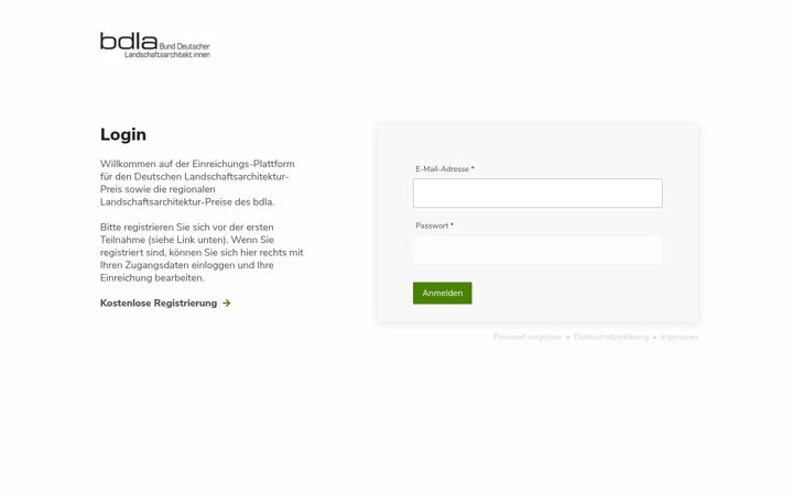 Screenshot of bdla-wettbewerbe.de