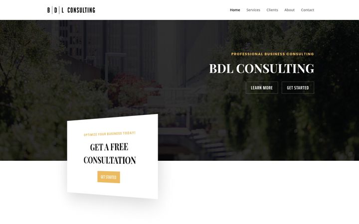 Screenshot of bdlconsulting.org