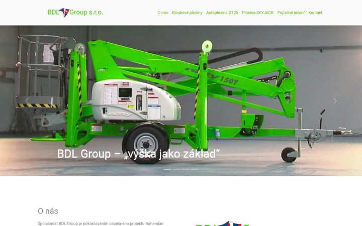 Screenshot of bdlgroup.cz