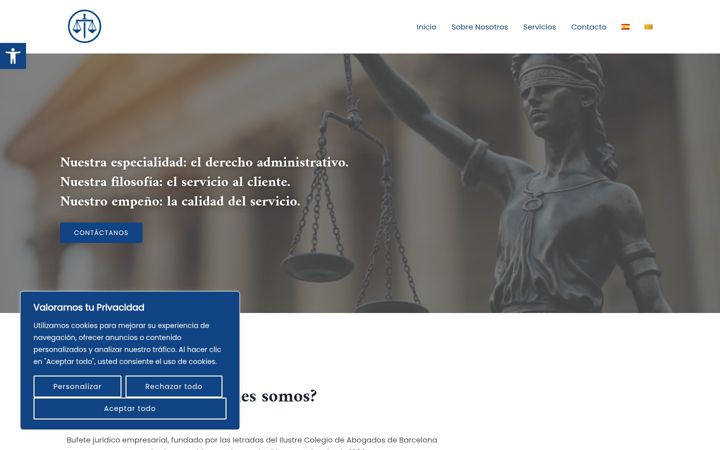 Screenshot of bdnadvocats.com
