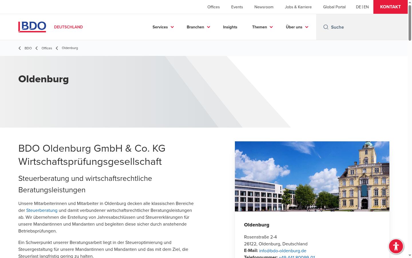 Screenshot des Einwilligungsbanners vor jeglicher Interaktion