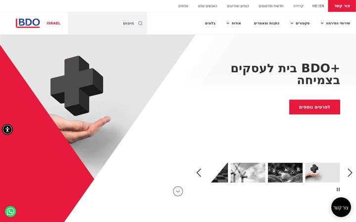 Screenshot of bdo.co.il