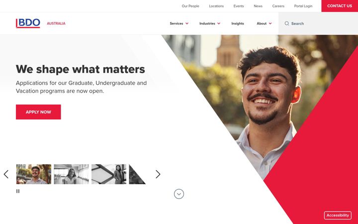 Screenshot of bdo.com.au