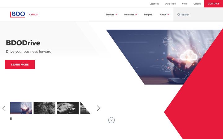 Screenshot of bdo.com.cy