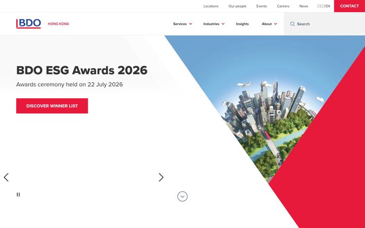 Screenshot of bdo.com.hk