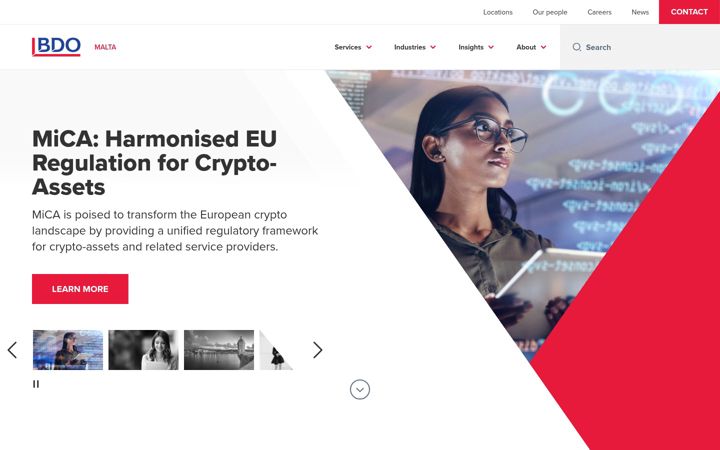 Screenshot of bdo.com.mt