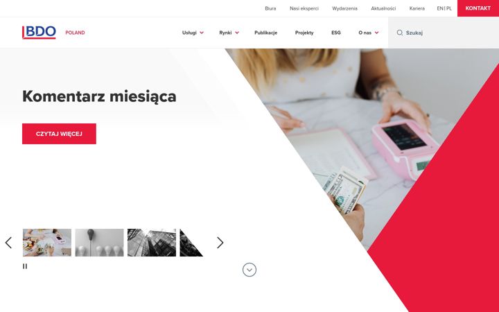 Екранна снимка на bdo.pl