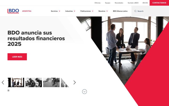 Screenshot of bdoargentina.com