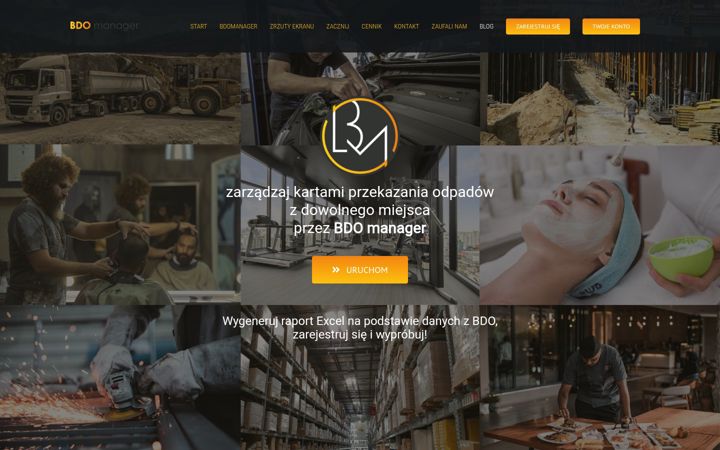 Screenshot of bdomanager.pl