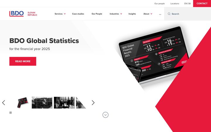 Screenshot of bdoslovakia.com