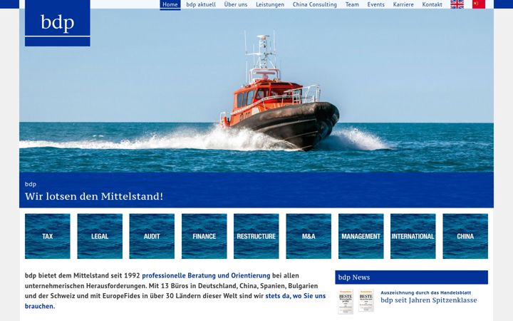 Screenshot of bdp-team.de