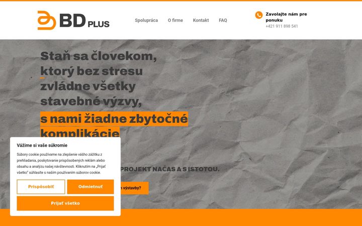 Screenshot of bdplus.sk