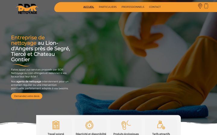 Screenshot of bdr-nettoyage.fr