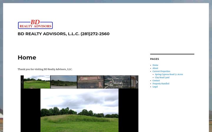 Screenshot of bdrealty.com