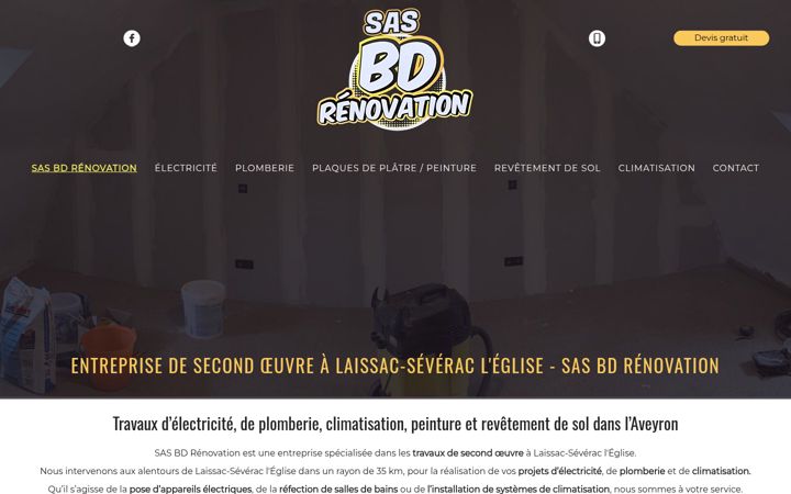 Screenshot of bdrenovation12.fr