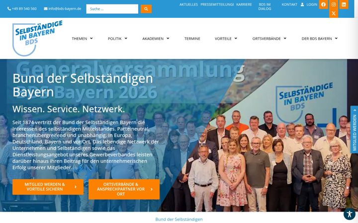 Screenshot of bds-bayern.de