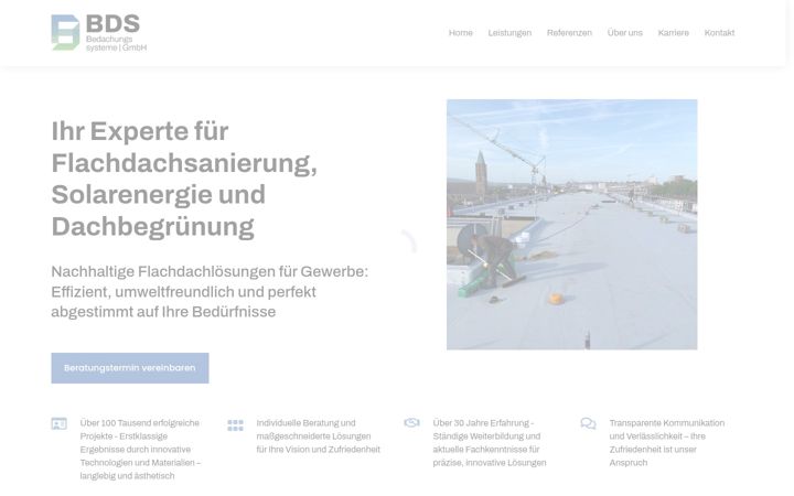Screenshot of bds-bedachungssysteme.de