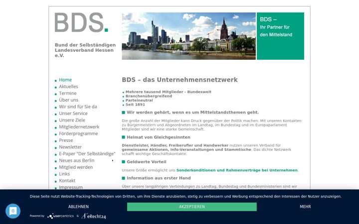 Screenshot of bds-lvhessen.de