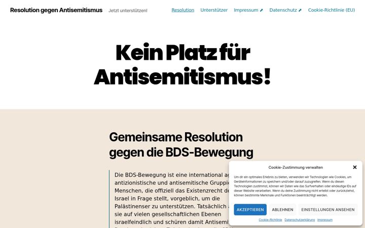 Screenshot of bds-resolution.de