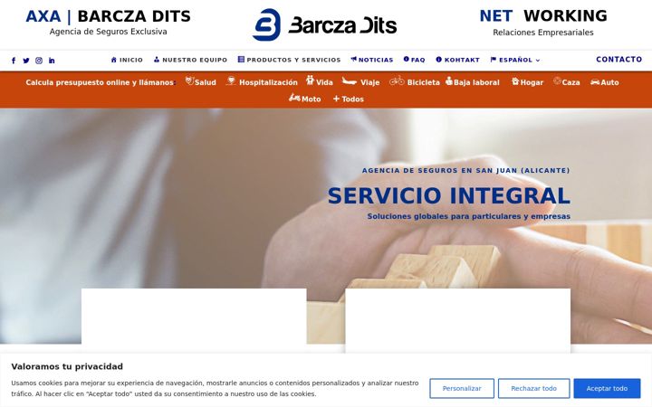 Screenshot of bdseguros.es