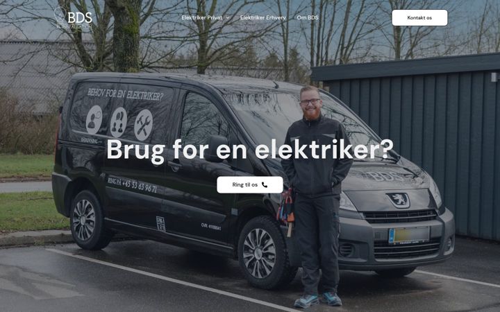 Screenshot of bdsel.dk