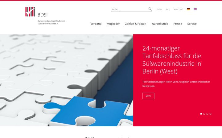 Skjermbilde av bdsi.de