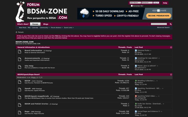 Screenshot von bdsm-zone.com