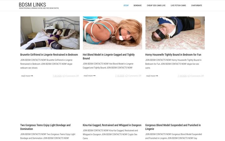 Screenshot of bdsmlinks.net