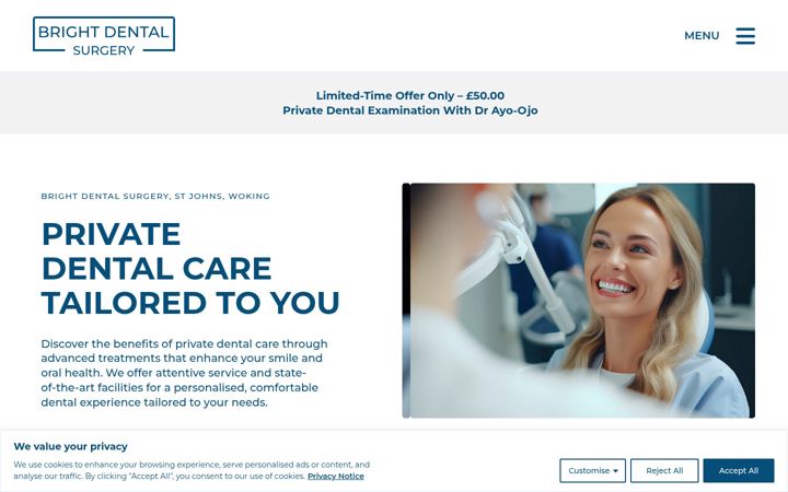 Screenshot of bdsurgery.co.uk