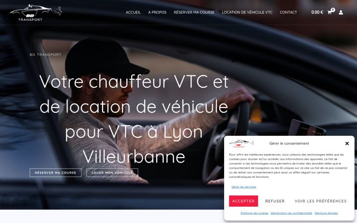 Screenshot of bdtransport.fr