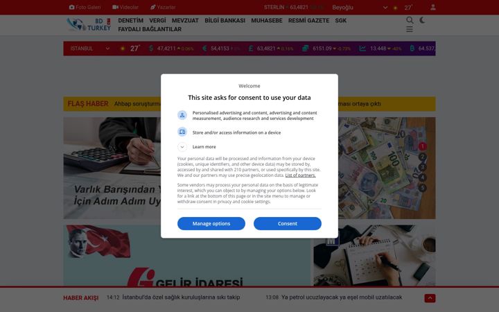Screenshot of bdturkey.com