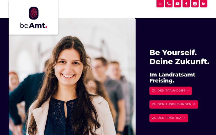 Screenshot of be-amt.de
