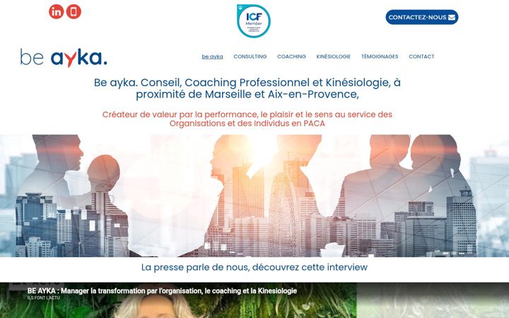 Screenshot of be-ayka.com