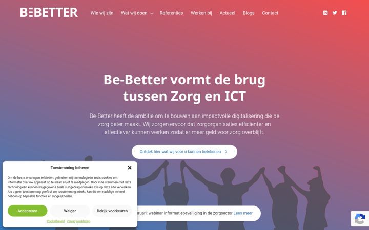 Screenshot ta' be-better.nl