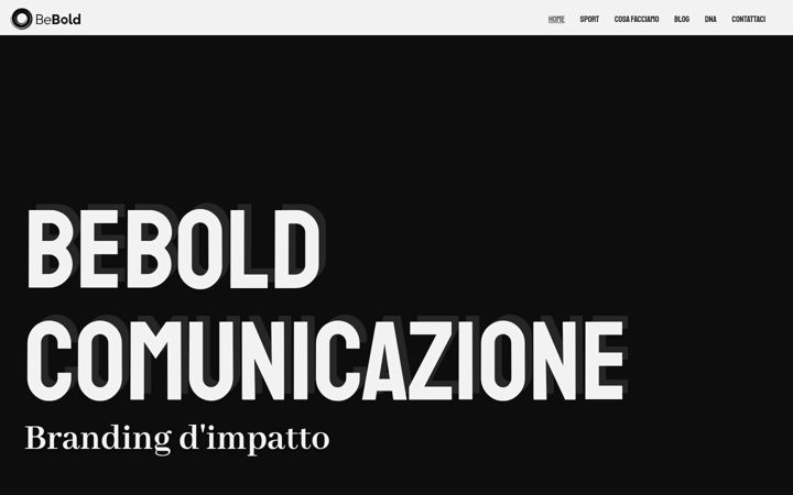 Screenshot of be-bold.it