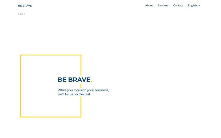 Zrzut ekranu be-brave.be