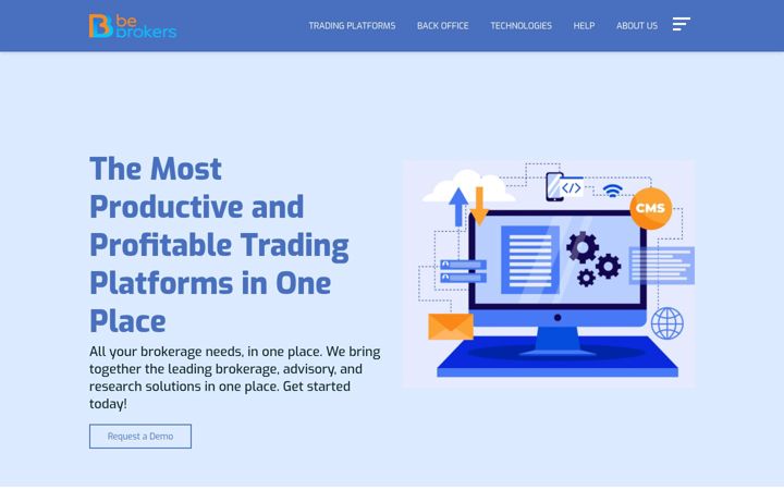 Screenshot of be-brokers.com