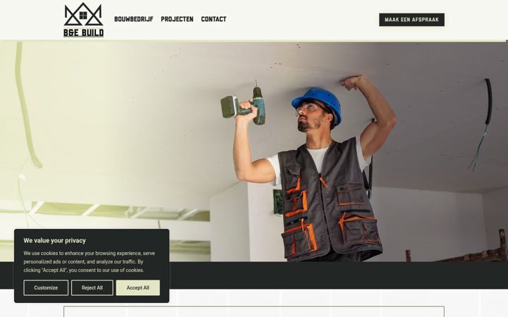 Zrzut ekranu be-build.be