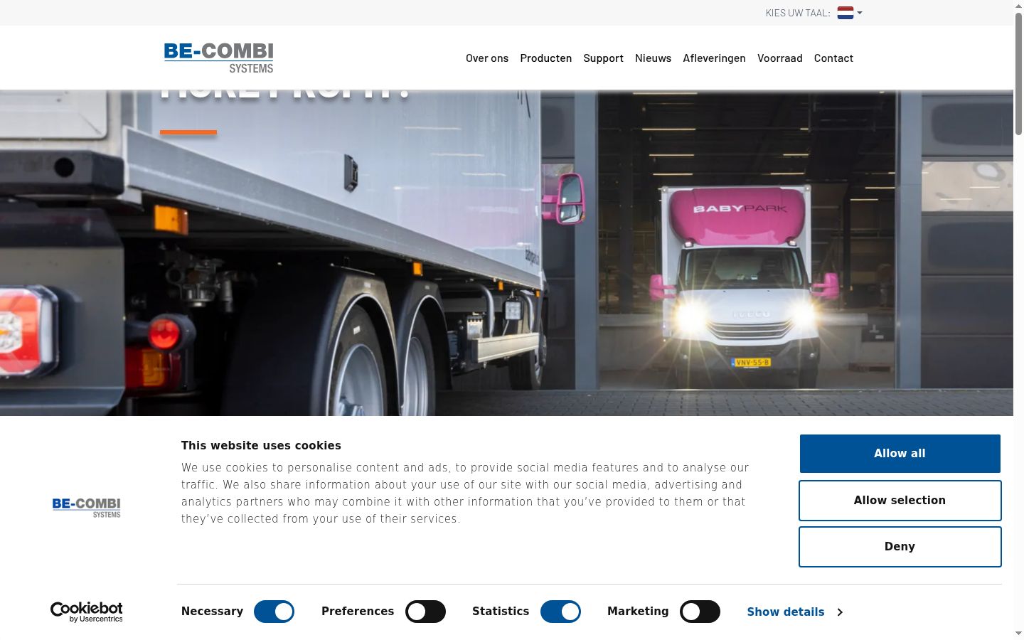 Screenshot tal-banner tal-kunsens muri qabel kwalunkwe interazzjoni