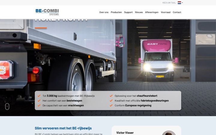 Screenshot of be-combi.nl