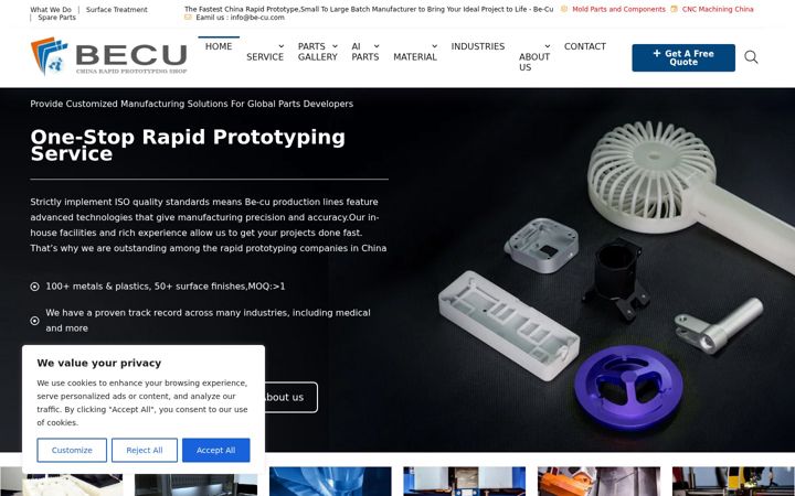 Screenshot of be-cu.com
