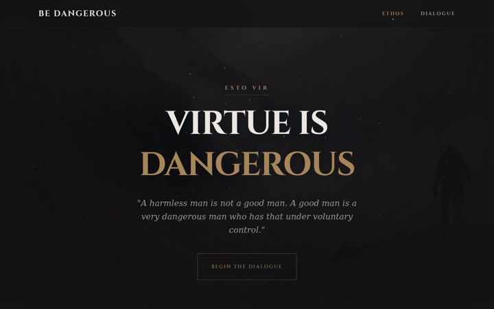 Screenshot of be-dangero.us
