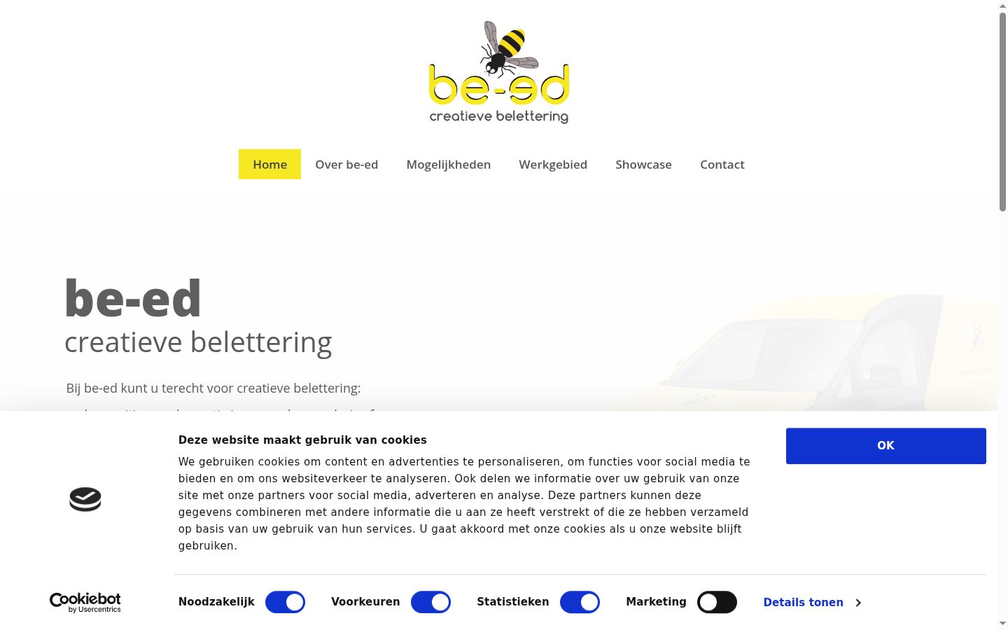 Screenshot tal-banner tal-kunsens muri qabel kwalunkwe interazzjoni