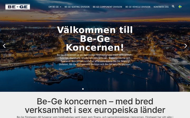 Screenshot of be-ge.se