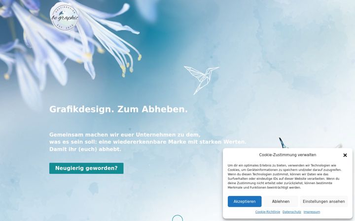 Screenshot of be-graphic.de